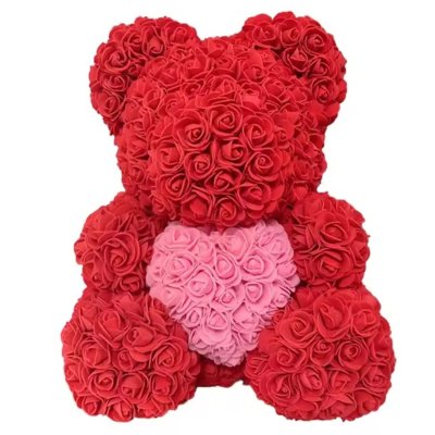 Scarlet Love Rose Bear