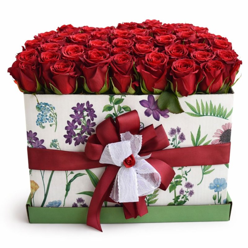 Flower box red